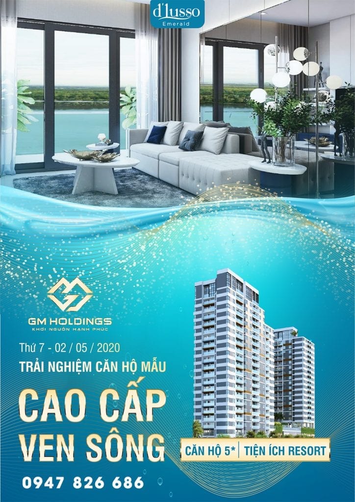 Cập nhật chính sách bán hàng mới nhất dự án căn hộ D’Lusso: Tặng 1 chỉ vàng PNJ và giảm giá trực tiếp 2% giá trị căn hộ