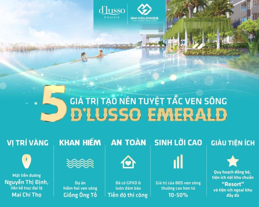 Giá trị thực tạo nên tuyệt tác ven sông D’Lusso quận 2