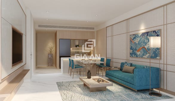 Căn hộ được thiết kế theo phong cách Nhật tại Takashi Ocean Suite Kỳ Co