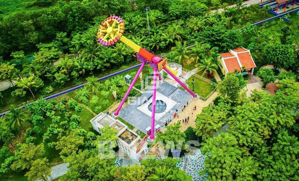 Công viên Châu Á – Asia Park tại trung tâm thành phố Đà Nẵng. Ảnh: BNEWS/TTXVN phất