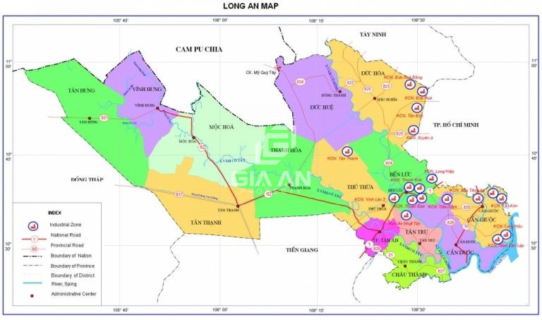 tiềm năng vị trí dự án Iris Residence Long An 2