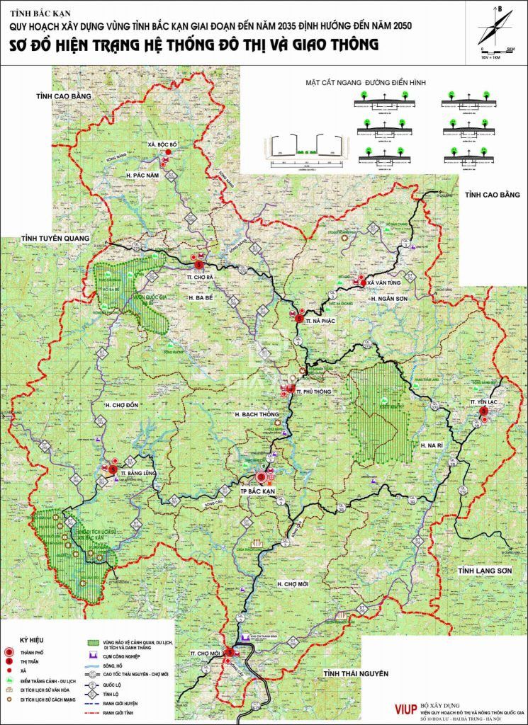 Bản đồ quy hoạch tỉnh Bắc Kạn định hướng đến năm 2035