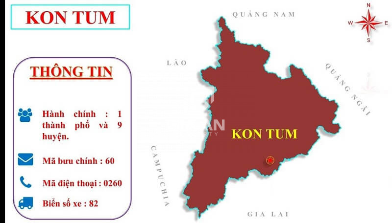 Bản đồ quy hoạch tỉnh Kon Tum chi tiết mới nhất 2021