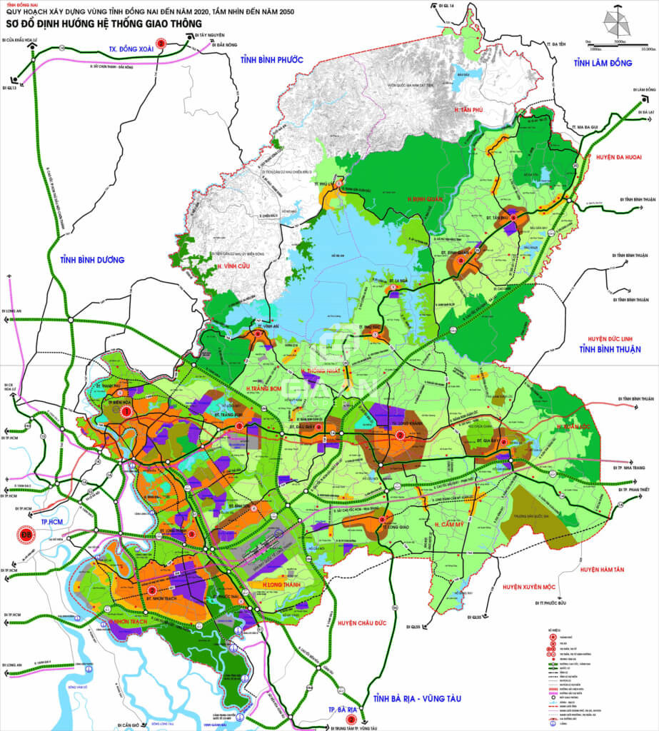 Bản đồ quy hoạch tỉnh Đồng Nai
