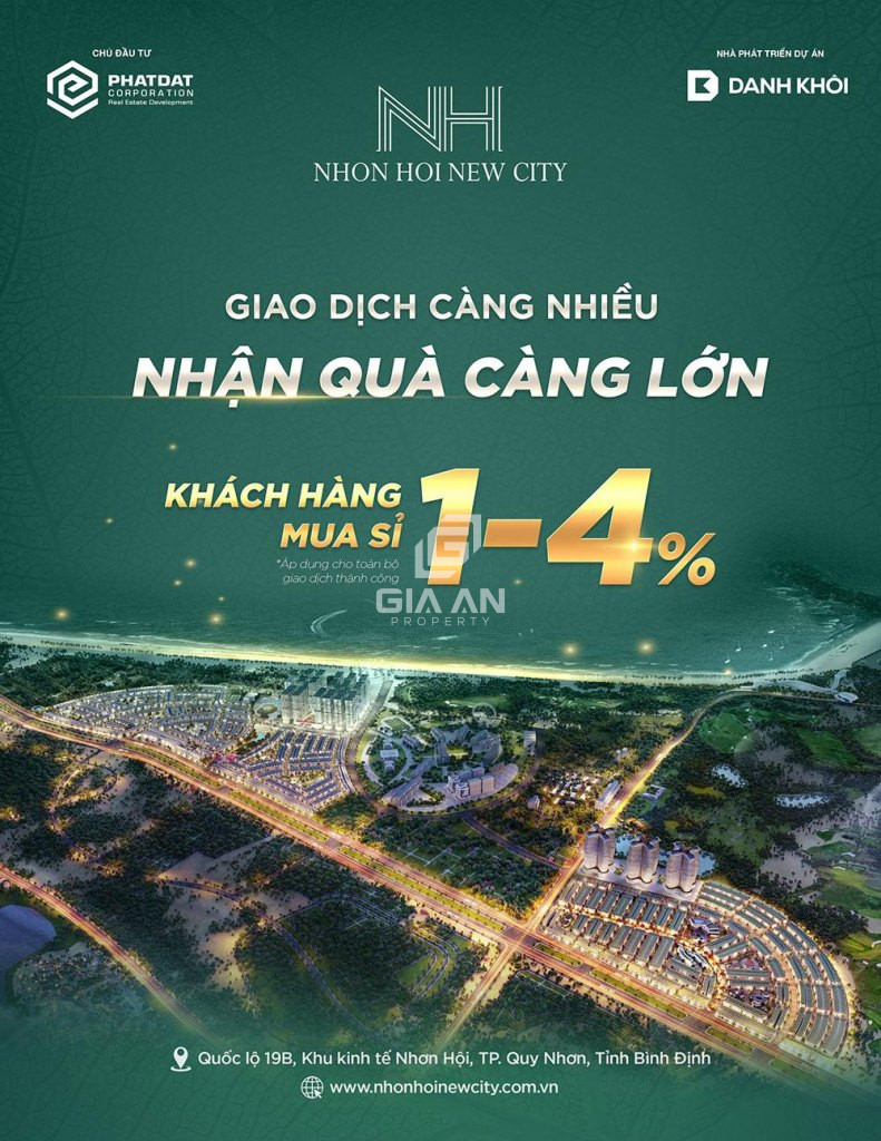 Tưng bừng ưu đãi khi sở hữu Nhơn Hội New City