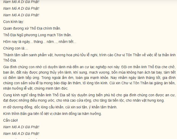 Mâm cúng tạ đất bao gồm những gì? Và nghi thức diễn ra - 3