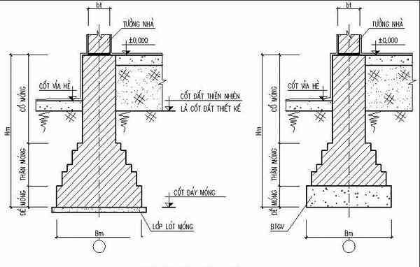 Bản vẽ móng cọc nhà 3 tầng chi tiết nhất năm 2022 - 5